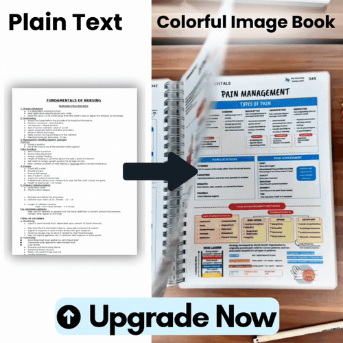 Upgrade To 1000+ Colorful Nursing Notes